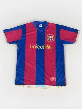 FC Barcelona Camp Nou 1957-2007 Anniversary Soccer Jersey UNICEF #31 Adult 3XL
